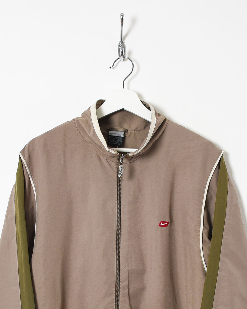 Neutral Nike Windbreaker Jacket - Large