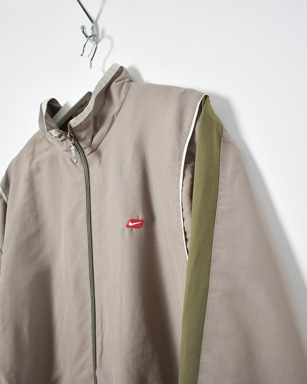 Neutral Nike Windbreaker Jacket - Large