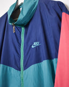 Blue Nike Windbreaker Jacket - X-Large