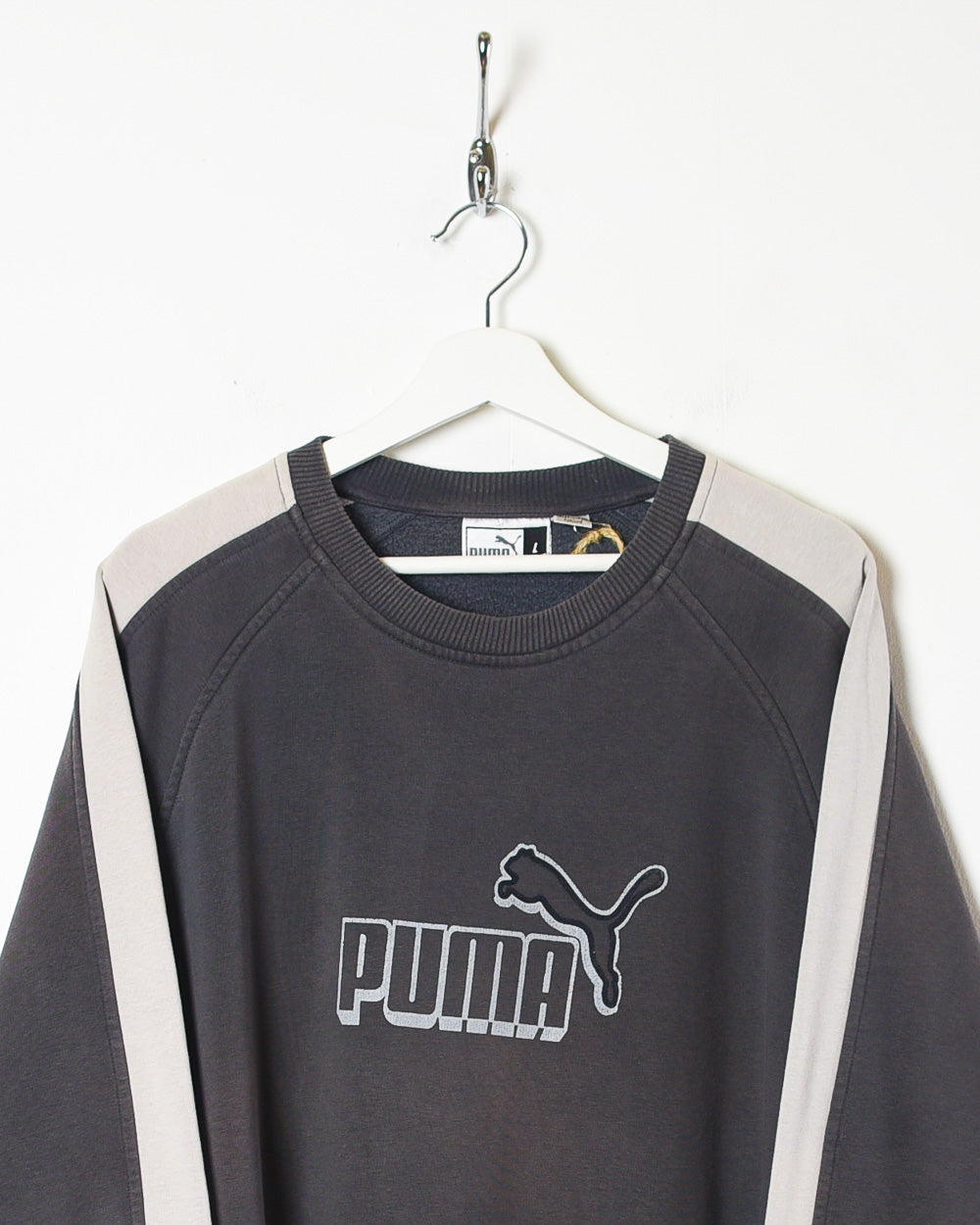Grey Puma Sweatshirt - X-Large