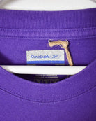 Purple Reebok Lakers Los Angeles T-Shirt - Medium