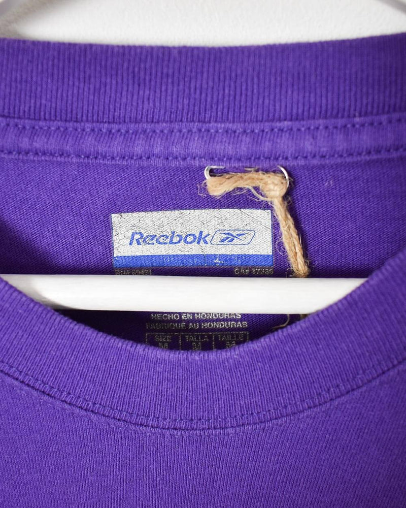 Vintage 00s Cotton Purple Reebok Lakers Los Angeles T-Shirt
