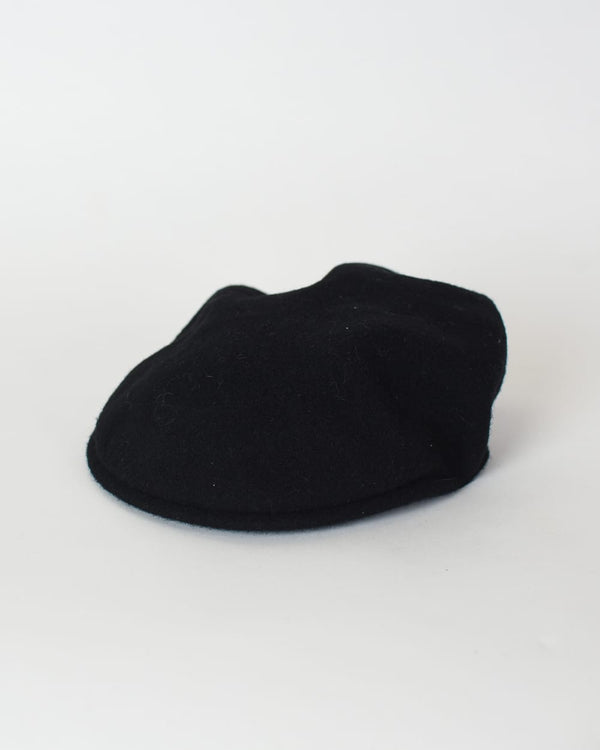Black Kangol NZ MBC Fleece Flatcap - Large