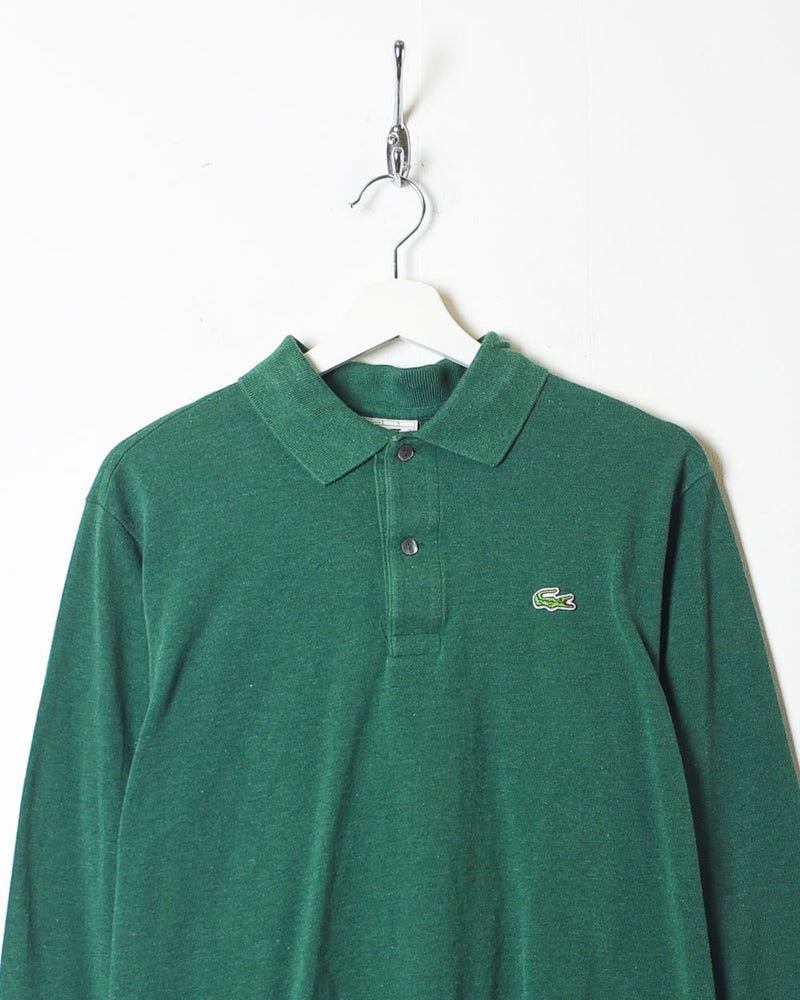 Green Chemise Lacoste Long Sleeved Polo Shirt - Small