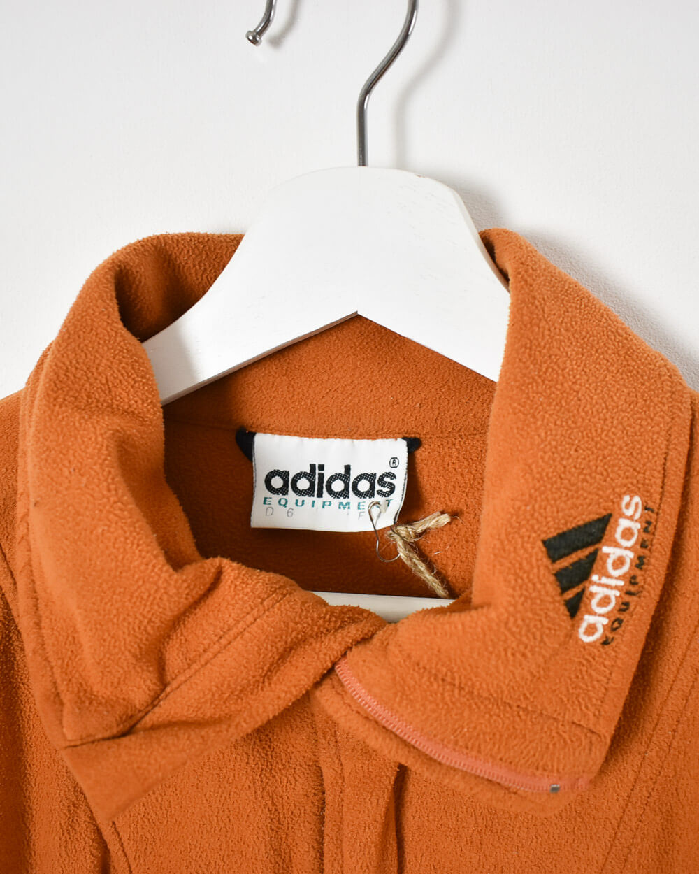 Orange Adidas Equipment 1/4 Zip Fleece - Medium