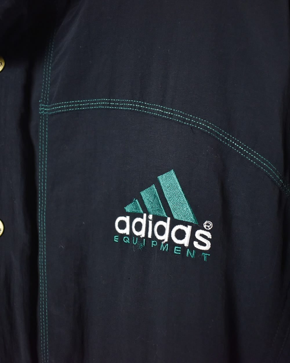 Black Adidas Equipment Fleece Lined Jacket - X-Large