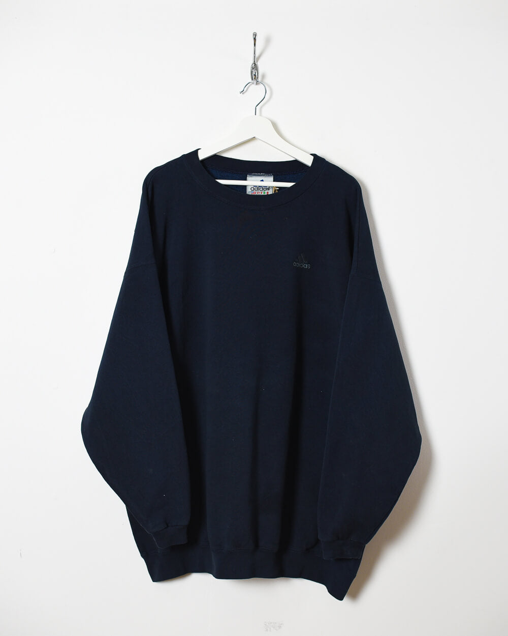 Navy Adidas Sweatshirt - XX-Large