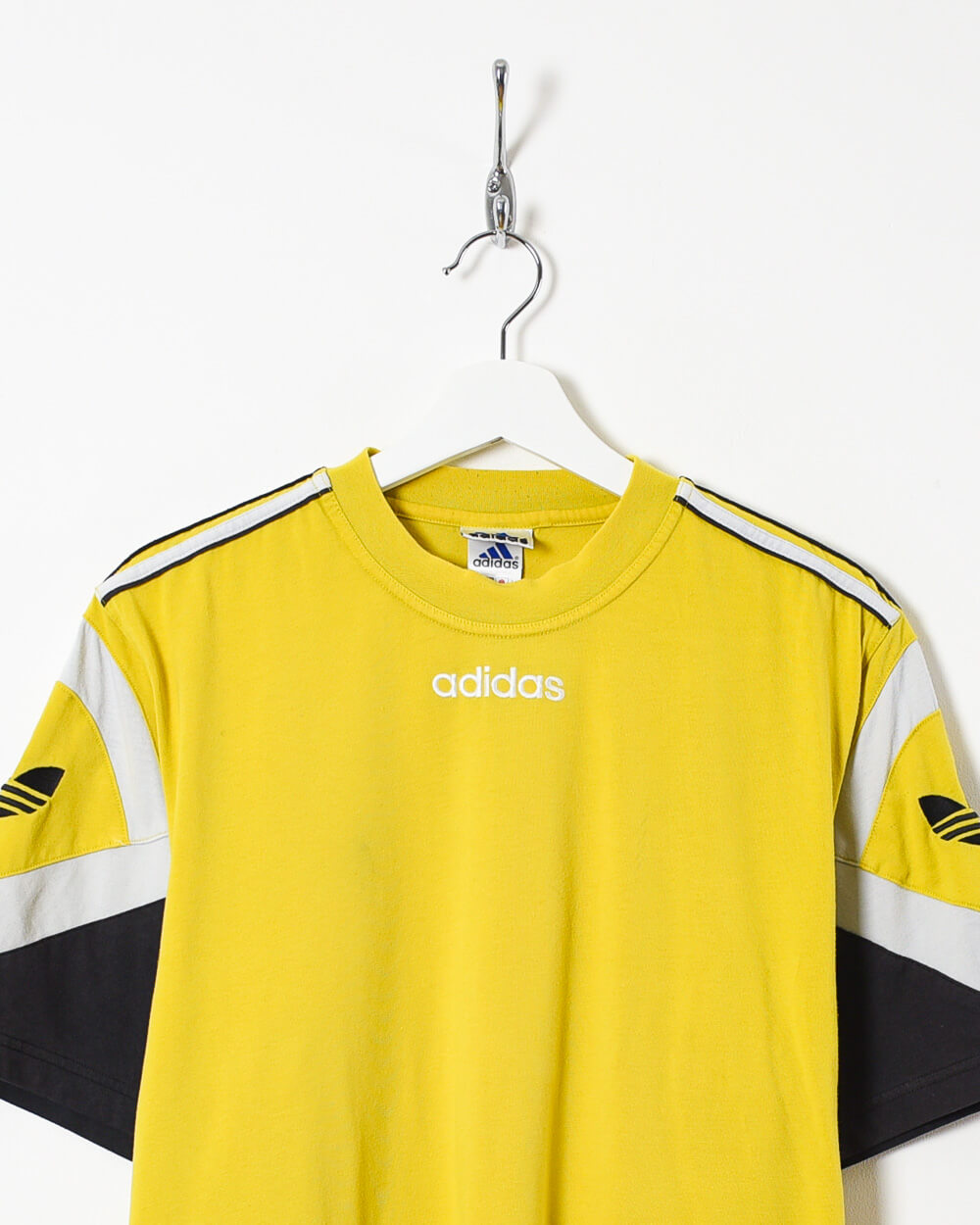 Yellow Adidas T-Shirt - Medium