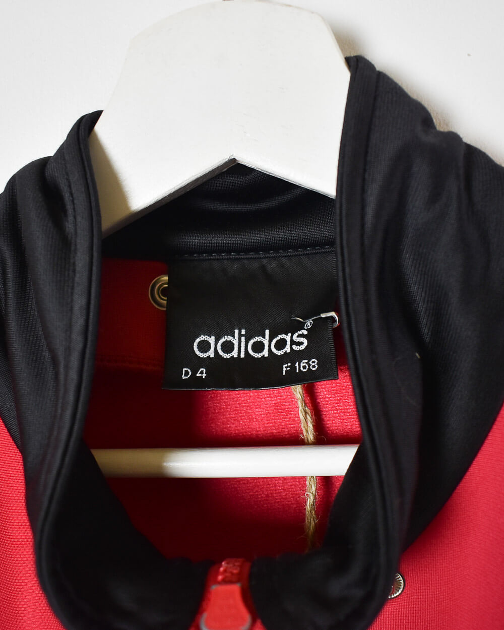 Red Adidas Tracksuit Top - Small