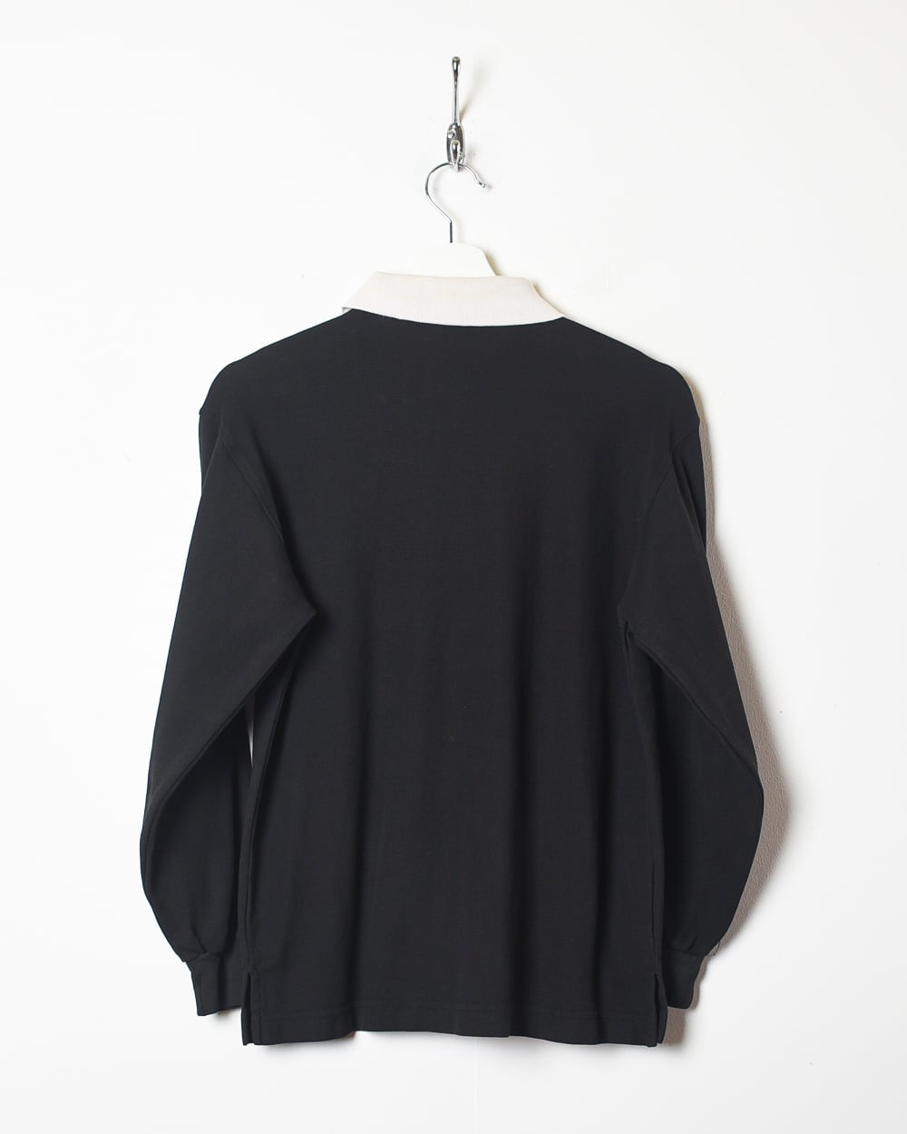 Black Fila Long Sleeved Polo Shirt - Small