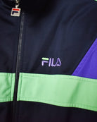Navy Fila Tracksuit Top - X-Large