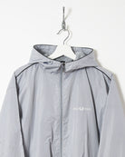Stone Fred Perry Hooded Windbreaker Jacket - Small