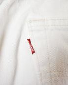White Levi's USA 501 Jeans - W32 L31