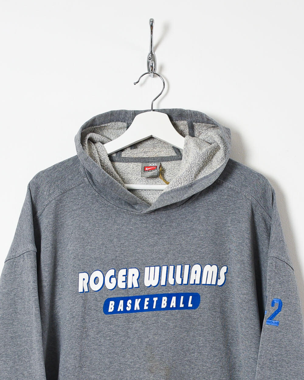 Stone Nike Roger Williams Basketball Hoodie - XX-Large