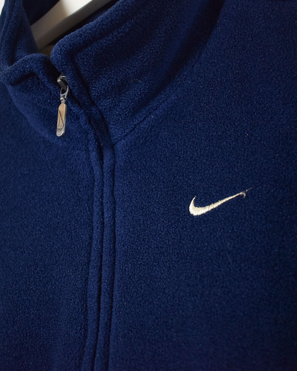 Navy Nike Women's Zip-Through Fleece - Large