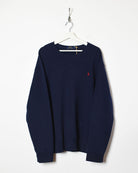 Navy Polo Ralph Lauren Sweatshirt - XX-Large