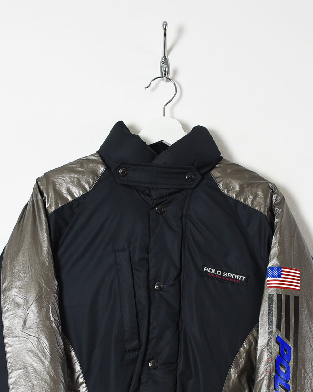 Black Ralph Lauren Polo Sport Puffer Jacket - Small