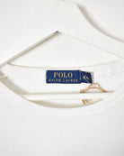 White Ralph Lauren Polo Suisse Super-G Racing Sweatshirt - XX-Large