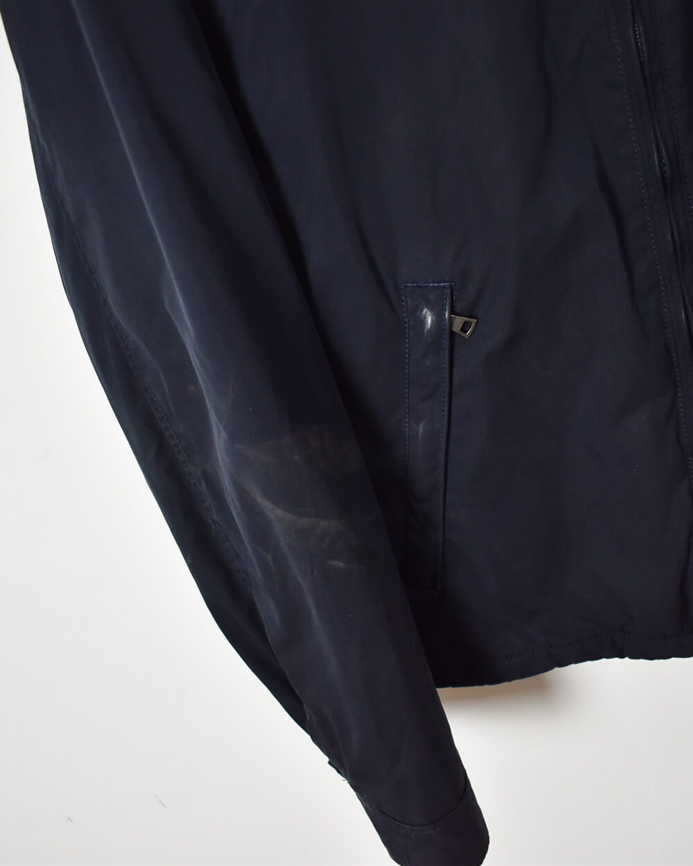 Navy Ralph Lauren Hooded Fleece-Lined Jacket - Medium