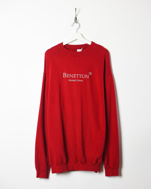 Red United Colors of Benetton Sweatshirt - XX-Large