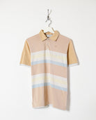 Neutral Yves Saint Laurent Polo Shirt - Small