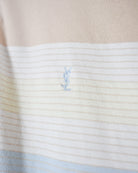 Neutral Yves Saint Laurent Polo Shirt - Small