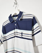 Navy Yves Saint Laurent Polo Shirt - Large