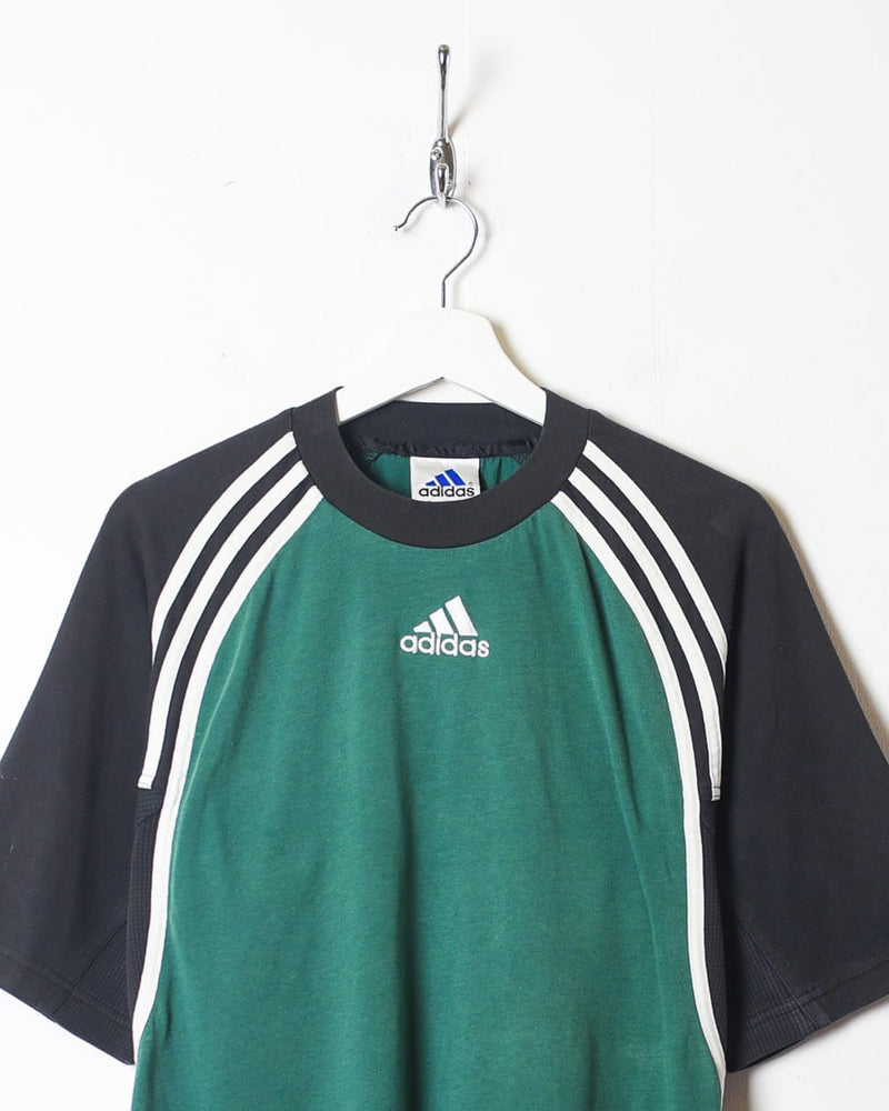 Vintage 90s Green Adidas T-Shirt Cotton– Domno