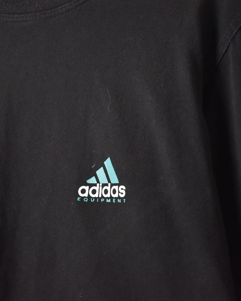 Black Adidas Equipment Long Sleeved T-Shirt - Medium