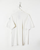 White Adidas Equipment Polo Shirt - Medium