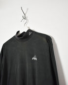 Black Adidas Golf Mock Neck Sweatshirt - Medium