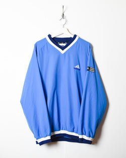BabyBlue Adidas Pullover Windbreaker Jacket - Large