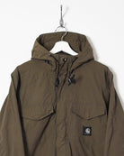 Brown Carhartt Hooded Parka Jacket - Medium