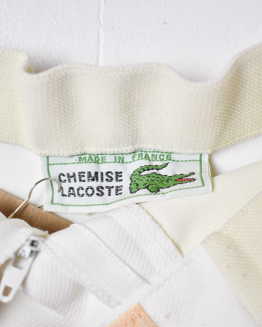 White Chemise Lacoste Tennis Shorts - W36