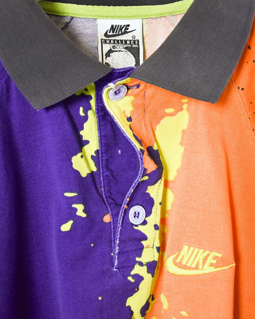 Orange Nike Challenge Court Polo Shirt - XX-Small