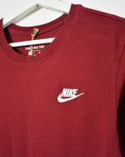 Maroon Nike T-Shirt - Small