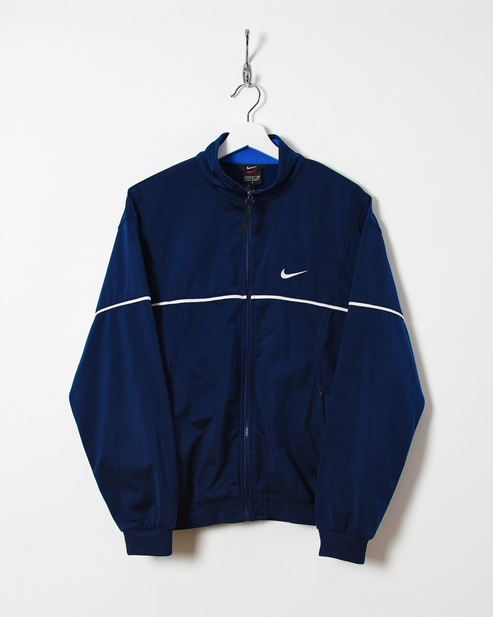 Navy Nike Women's Tracksuit Top - X-Large