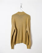 Neutral Ralph Lauren 1/4 Zip Knitted Sweatshirt - Large