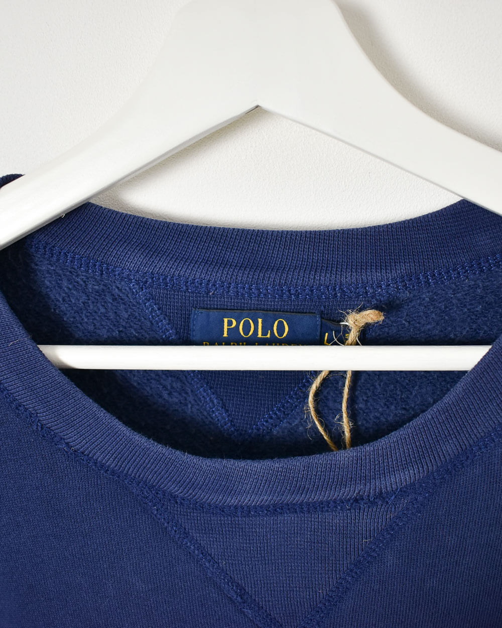 Blue Ralph Lauren Polo Sweatshirt - Large