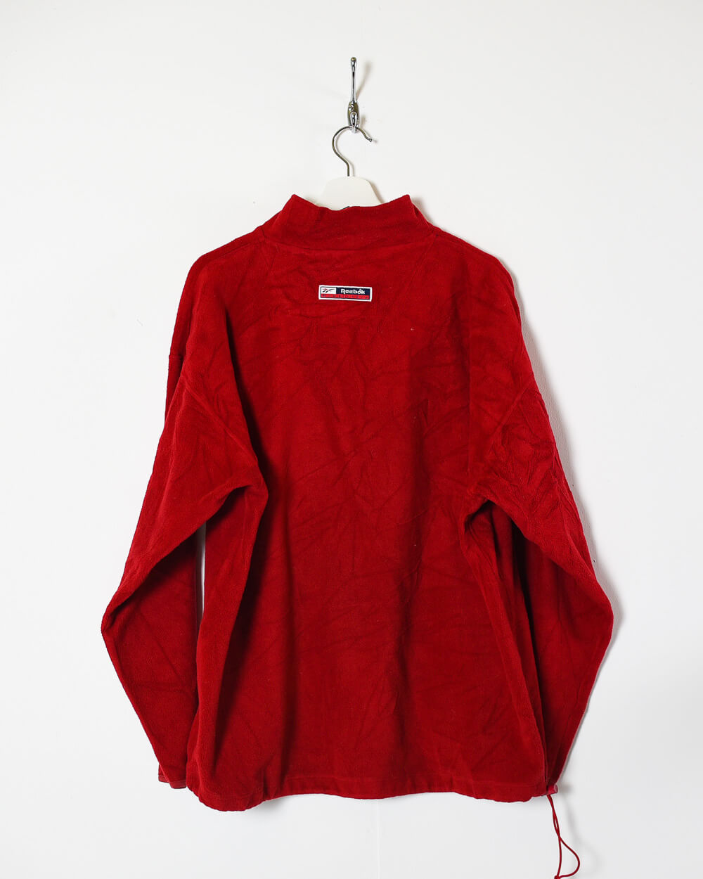Red Reebok Membership 1/4 Zip Fleece - X-Large