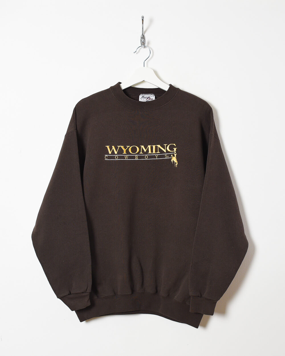 Brown Team Wyoming Cowboys Sweatshirt - Large
