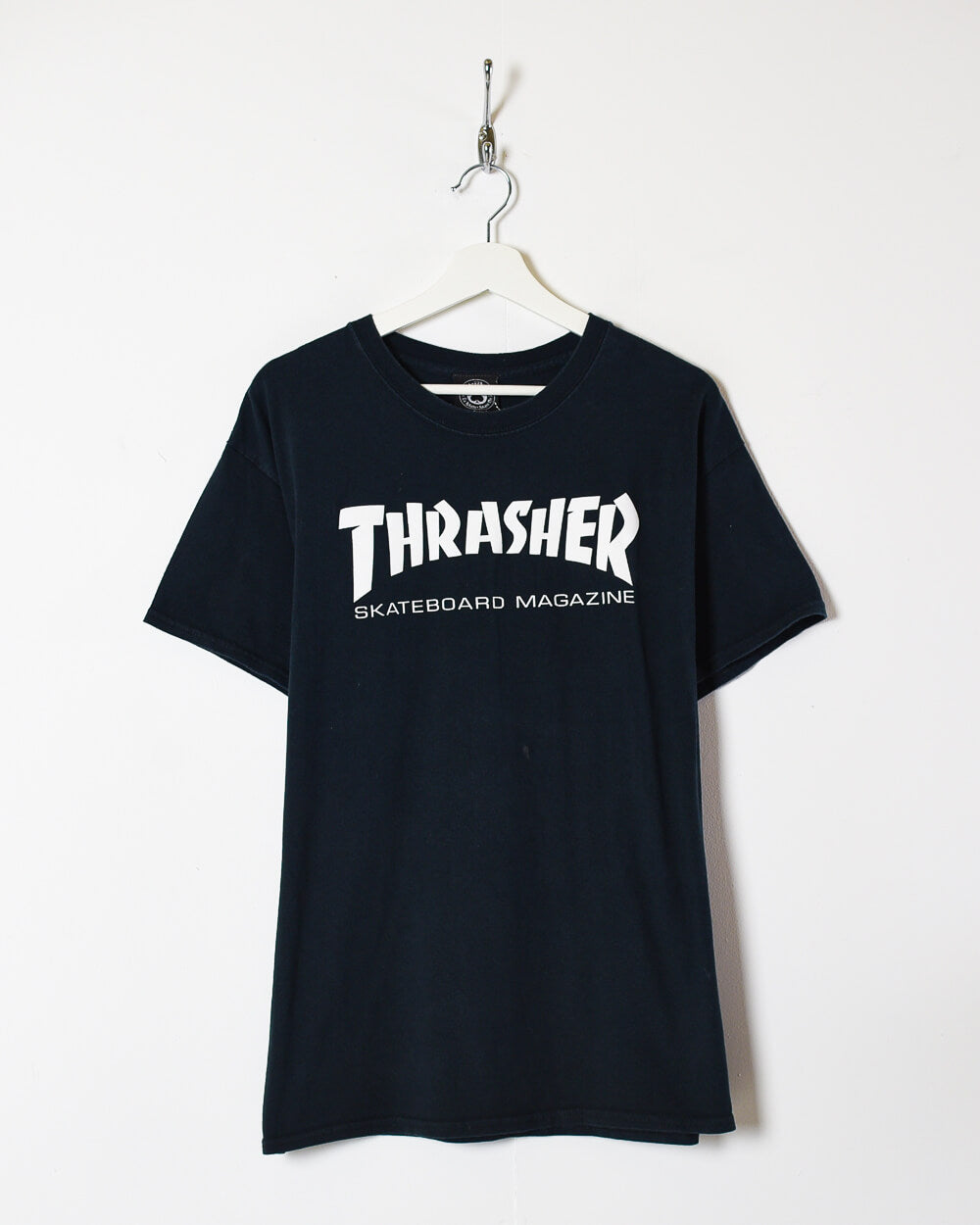 Black Thrasher Skateboard Magazine T-Shirt -  Large
