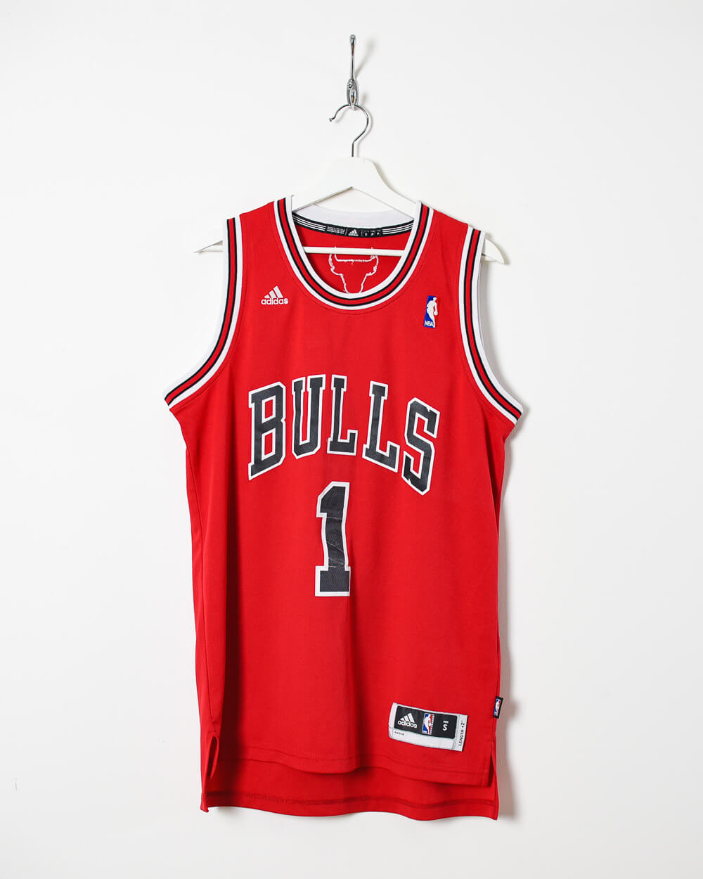 Red Adidas Bulls Rose 1 NBA Jersey - Medium