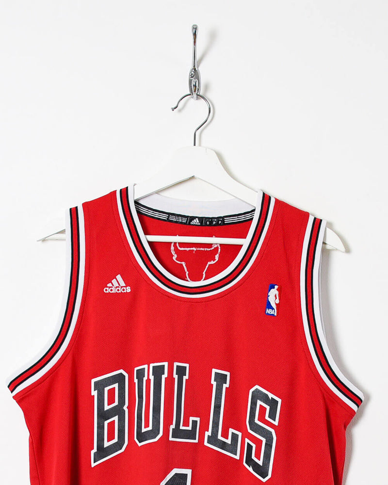 Vintage Polyester Red Bulls Rose 1 NBA Jersey - Medium– Domno