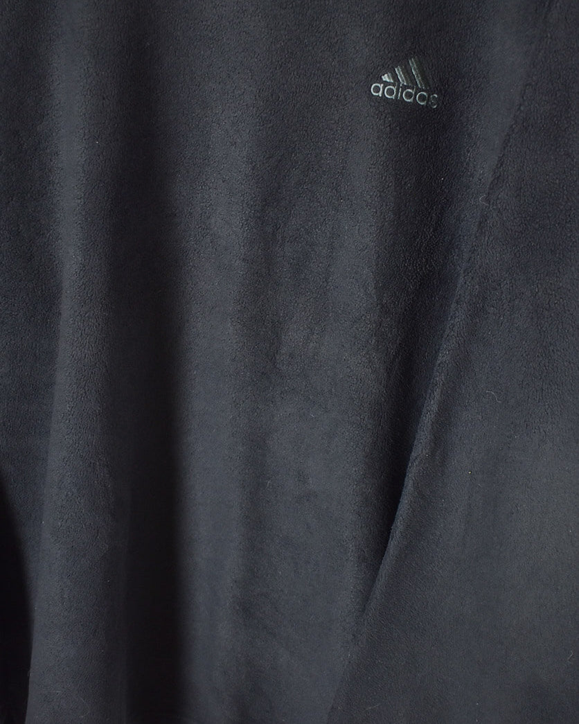 Black Adidas Pullover Fleece - X-Large