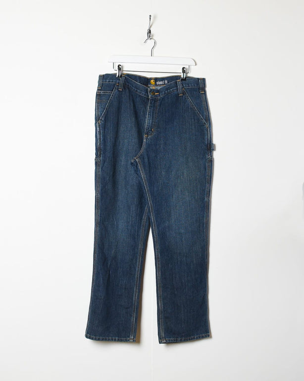 Navy Carhartt Carpenter Jeans - W36 L30