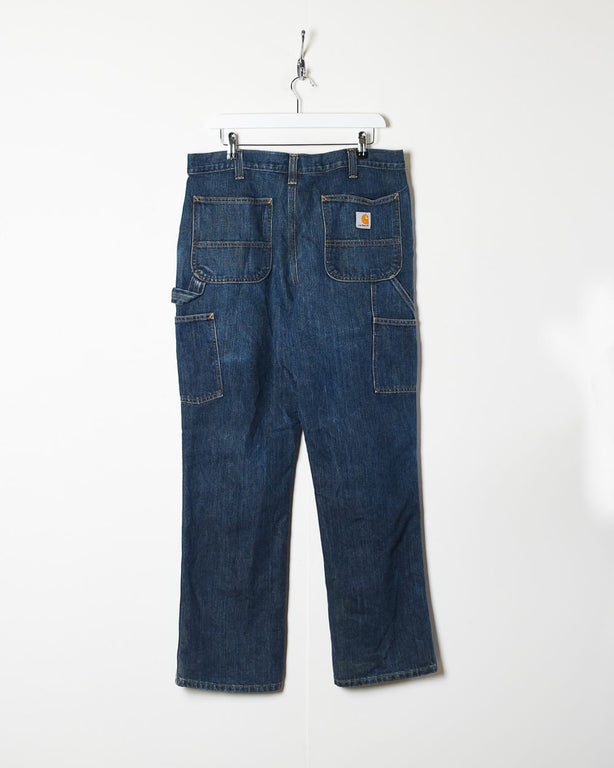 Navy Carhartt Carpenter Jeans - W36 L30