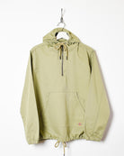 Khaki Dickies 1/4 Zip Hooded Jacket - Small