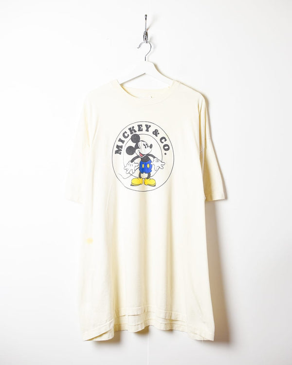 Neutral Disney Mickey & Co Single Stitch T-Shirt - XXX-Large