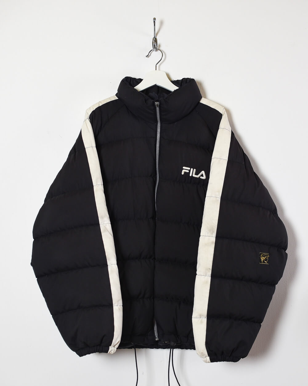 FILA Womens Sport Shorts UK 14 Large Black Polyester, Vintage &  Second-Hand Clothing Online